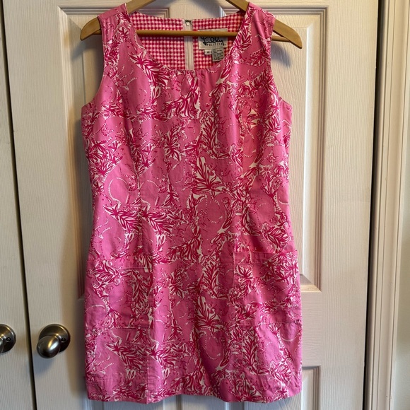 Vintage Lilly Pulitzer Kangaroo Jumping Jack Shift Dress | Size 10 - Picture 2 of 4
